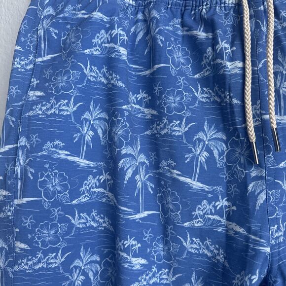 Fair Harbor Men's The Bayberry Lined Stretch Blue Beach Swim Trunks XXXL - Picture 2 of 7